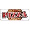 Signmission PIZZA BANNER SIGN shop place fresh pizzeria restaurant Italian food slice B-Pizza - alternate 1